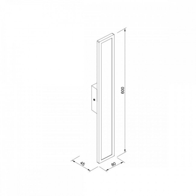 Απλίκα LED 10W 3000k Μαύρο Folsom 80205811 IT-LIGHTING