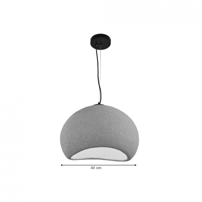Φωτιστικό Μονόφωτο Ε27 Γκρι 4053-C INLIGHT