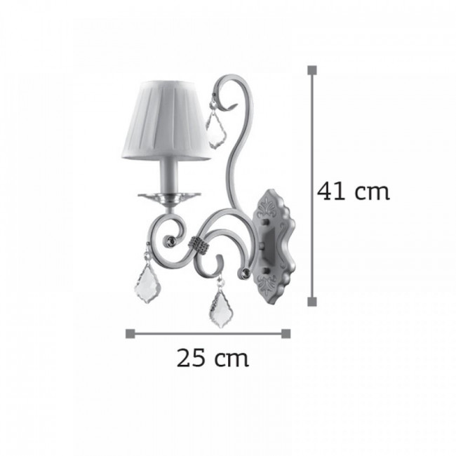 Απλίκα E14 Μπεζ 43308-1 INLIGHT