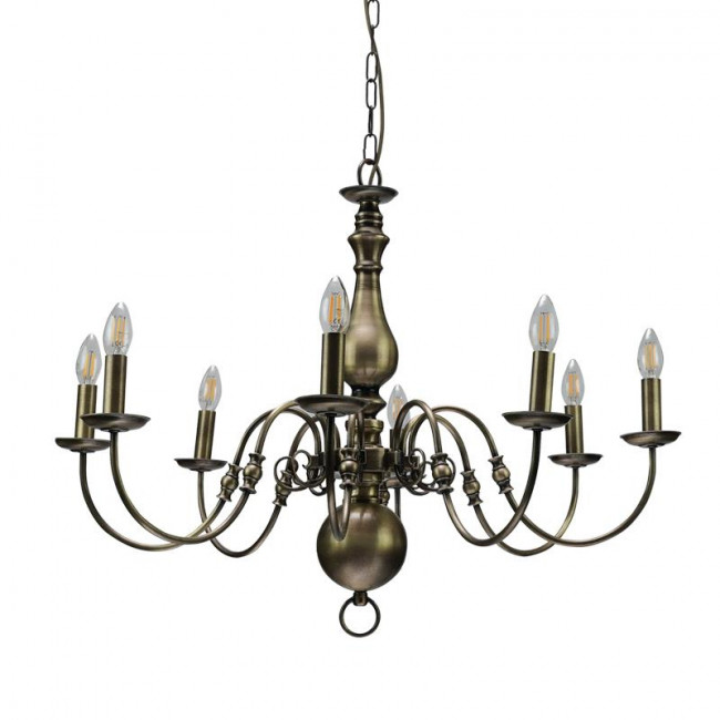 Φωτιστικό Οχτάφωτο Ε14 Οξυντέ 5309-8 INLIGHT