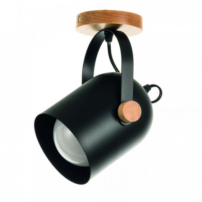Σποτ Οροφής E27 Μαύρο 6133-1-BL INLIGHT