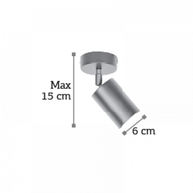 Σποτ Επίτοιχο GU10 Χρυσό 9082-1 INLIGHT