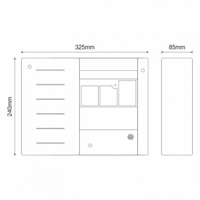 BS-1634 Πίνακας Πυρανίχνευσης 4 Ζωνών