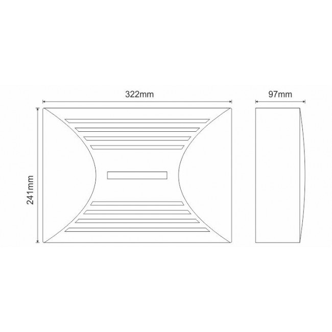 BS-468/A/WL/KEYPAD Υβριδικός Πίνακας Συναγερμού 8+32 Ζωνών Με Πληκτρολόγιο