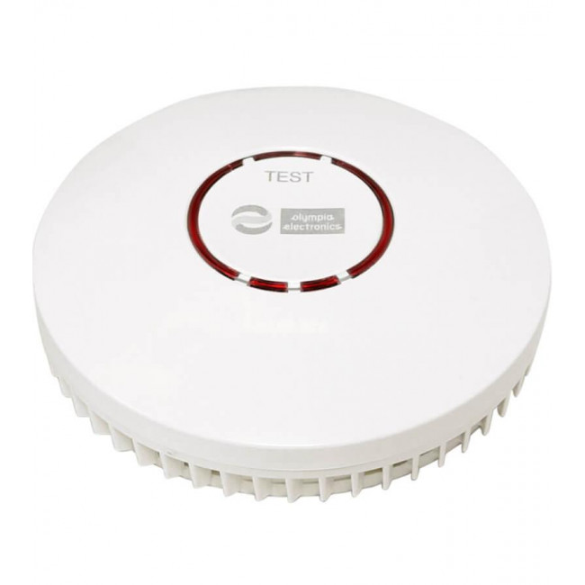 Ανιχνευτής Ορατού Καπνού Αυτόνομος Με Σειρήνα Λευκό BS-506 OLYMPIA ELECTRONICS