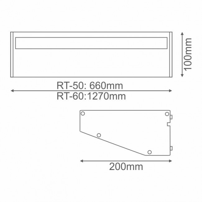 RT-50/HACCP Ηλεκτρικό Εντομοκτόνο Με Λάμπα 20W, Κάλυψη 80τ.μ. Και Κόλλα
