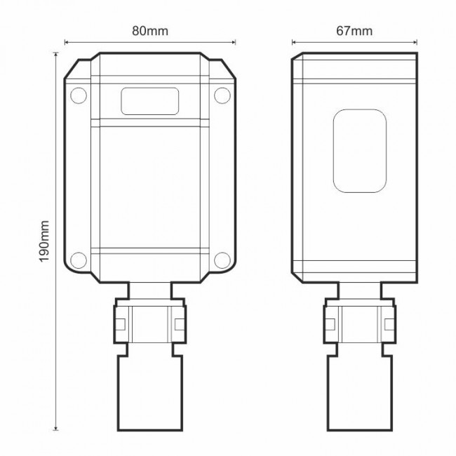 TS-282EC-S Αναλογικός Ανιχνευτής Μονοξείδιου Του Άνθρακα