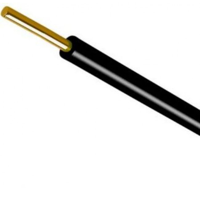 Καλώδιο NYA HO7V-U 1x4mm² Μαύρο NEXANS