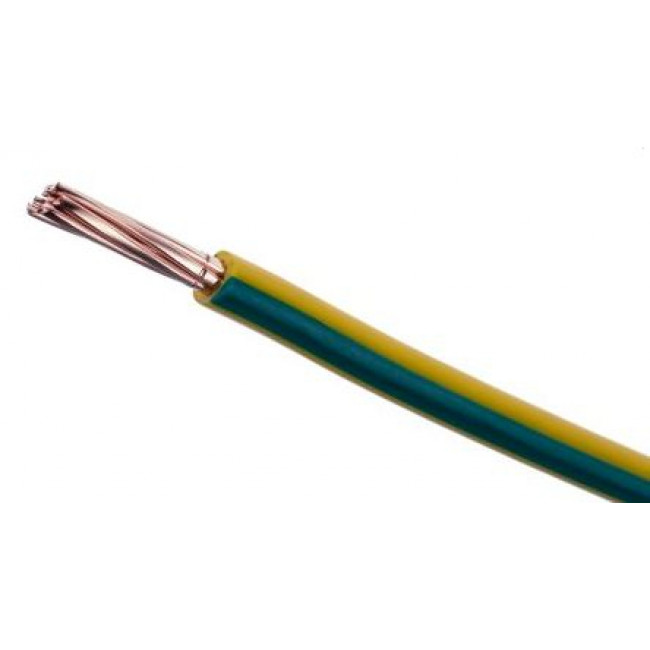 Καλώδιο NYA HO7V-R 1x6mm² Κίτρινο/Πράσινο NEXANS