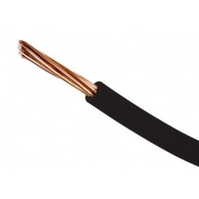 Καλώδιο NYA HO7V-R 1x10mm² Μαύρο NEXANS