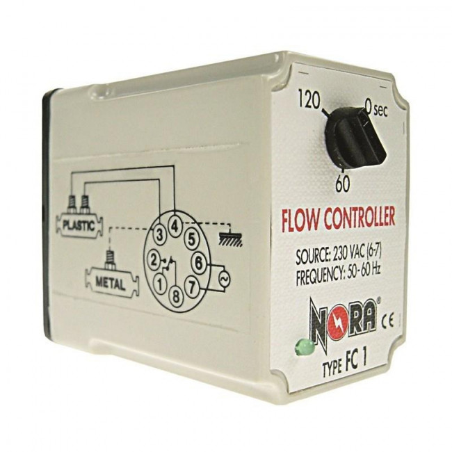 Επιτηρητής Ροής 8P 0-120sec 230VAC FC1 NORATEX