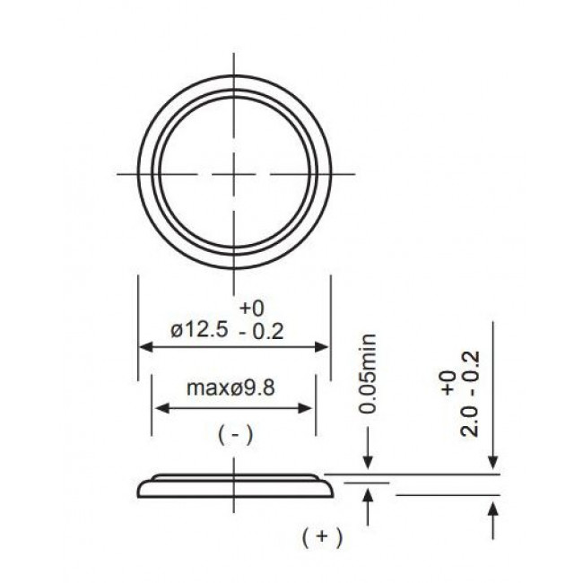 Μπαταρία Λιθίου Coin CR1220 GP BATTERIES