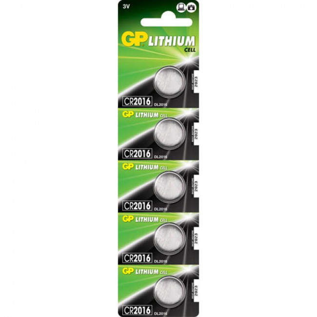Μπαταρία Λιθίου Coin CR2016 GP BATTERIES