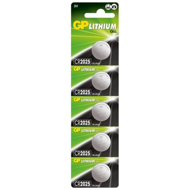 Μπαταρία Λιθίου Coin CR2025 GP BATTERIES