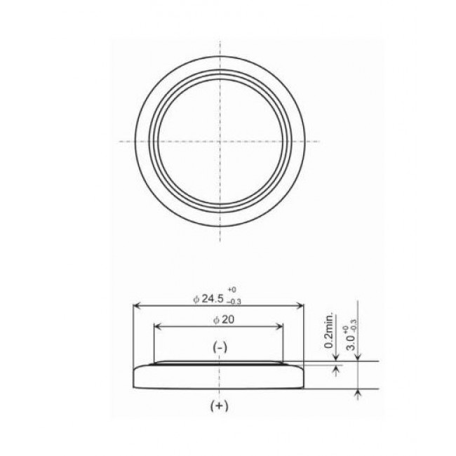 Μπαταρία Λιθίου Coin CR2430 GP BATTERIES