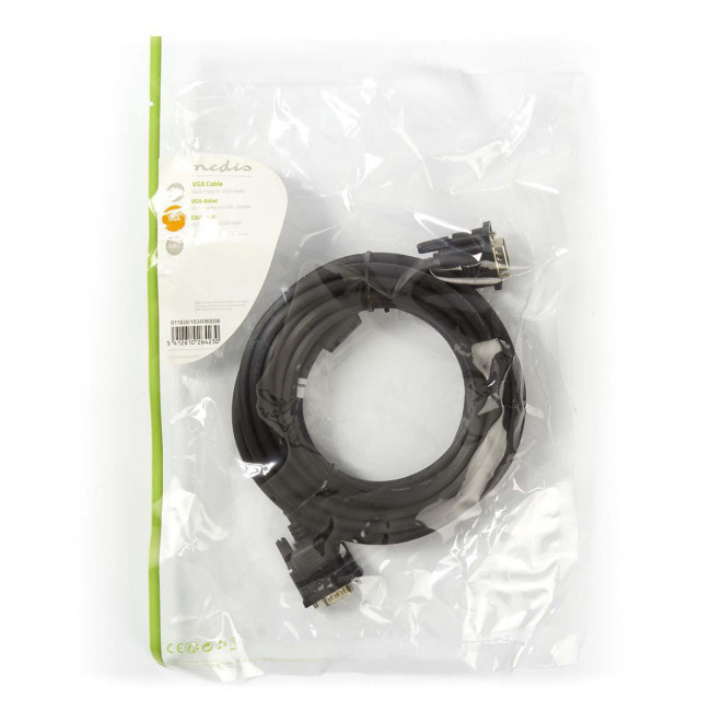 Καλώδιο VGA Αρσενικό Σε Αρσενικό 10m CCGP59000BK100 NEDIS