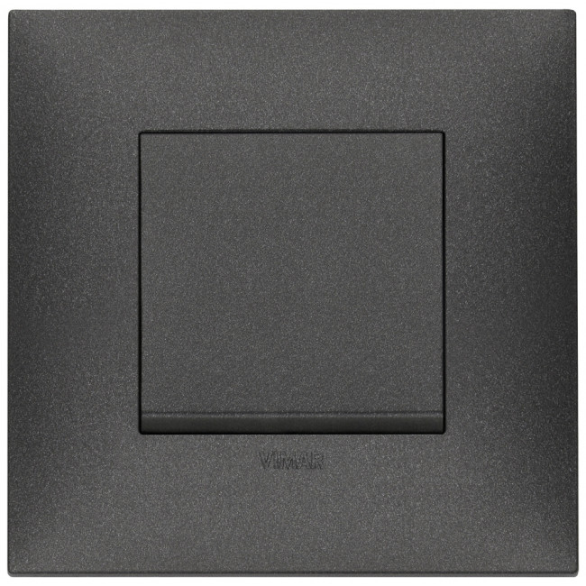 Διακόπτης Απλός 2 Στοιχείων Carbon Ματ Neve 09001.2.CM VIMAR