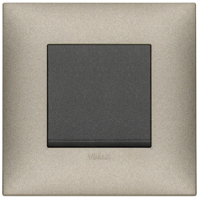 Μπουτόν 2 Στοιχείων Carbon Ματ Neve 09008.2.CM VIMAR