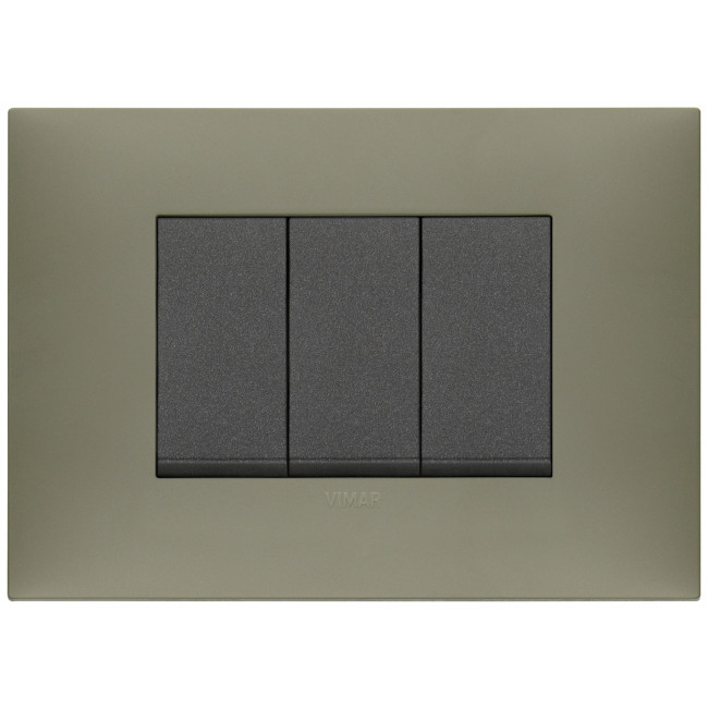 Διακόπτης Ενδιάμεσος A/R 1 Στοιχείου Carbon Ματ Neve 09013.CM VIMAR