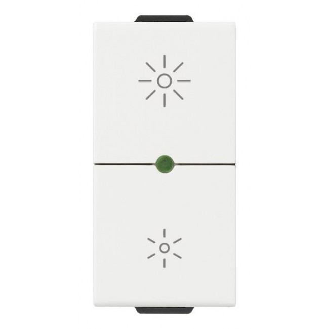 Dimmer Πλήκτρου Universal 1 Στοιχείου Λευκό Neve 09135.1 VIMAR