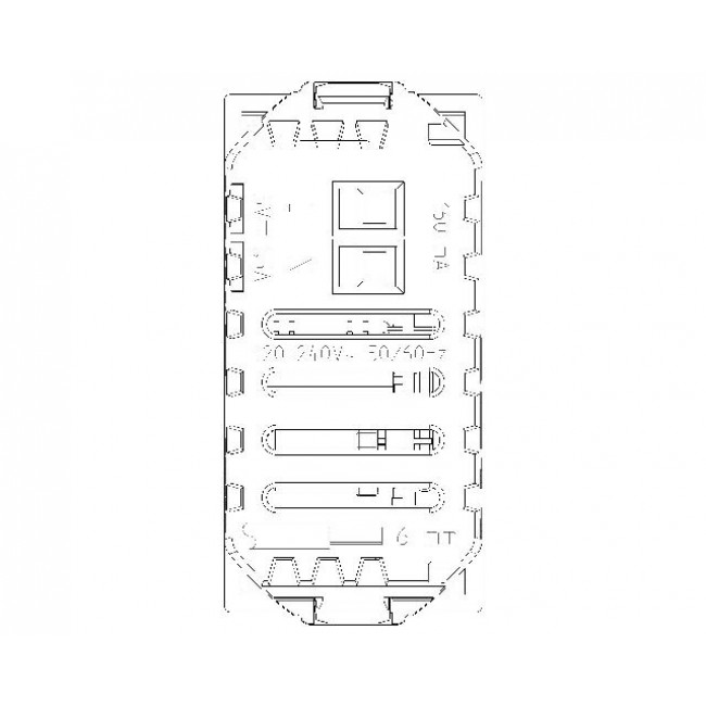 Πρίζα Φόρτισης USB TypeA 1 Στοιχείου Carbon Ματ Neve 09292.CM VIMAR