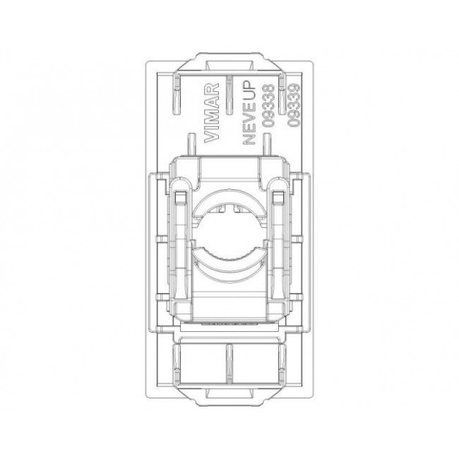 Πριζα Δικτύου RJ45 Cat.6 FTP 1 Στοιχείου Carbon Ματ Neve 09339.14.CM VIMAR