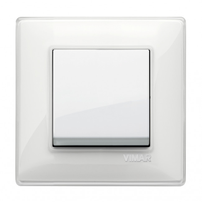 Διακόπτης A/R 2 Στοιχείων Λευκό Plana 14004.2 VIMAR