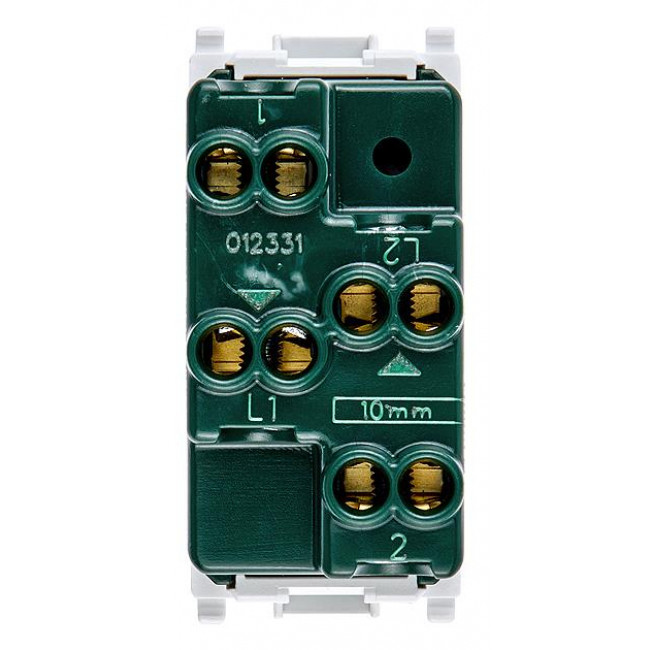 Μπουτόν Ρολών 1 Στοιχείου Ασημί Plana 14062.SL VIMAR