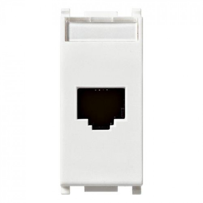 Πριζα Δικτύου RJ45 Cat.6 UTP 1 Στοιχείου Λευκό Plana 14339.13 VIMAR
