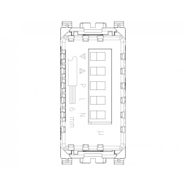 Μηχανισμός IoT Ρολλών 1 Στοιχείου 14594.0 Plana VIMAR
