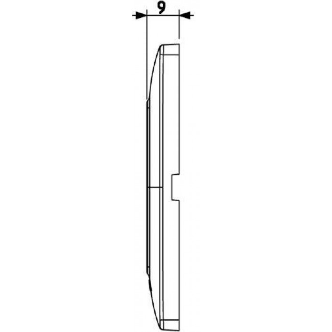 Πλαίσιο 2 Στοιχείων Ασημί Ματ Plana 14642.20 VIMAR