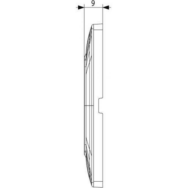 Πλαίσιο 3 Στοιχείων Ασημί Ματ Plana 14653.20 VIMAR