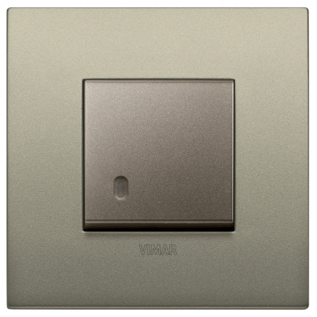 Διακόπτης Απλός 2 Στοιχείων Metal Arke 19000.2.M VIMAR