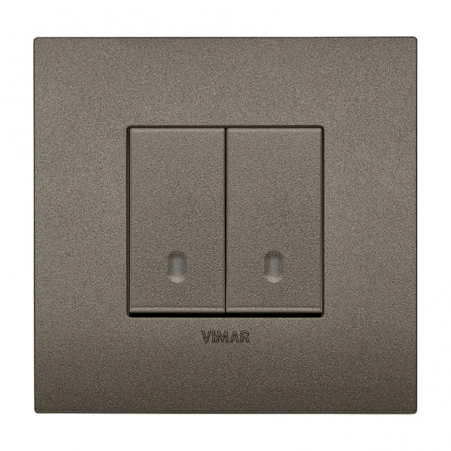 Διακόπτης Ενδιάμεσος A/R 1 Στοιχείου Metal Arke 19013.M VIMAR