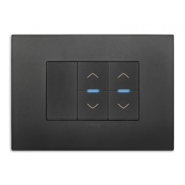 Μπουτόν Ρολών 1 Στοιχείου Γκρί Arke 19062 VIMAR