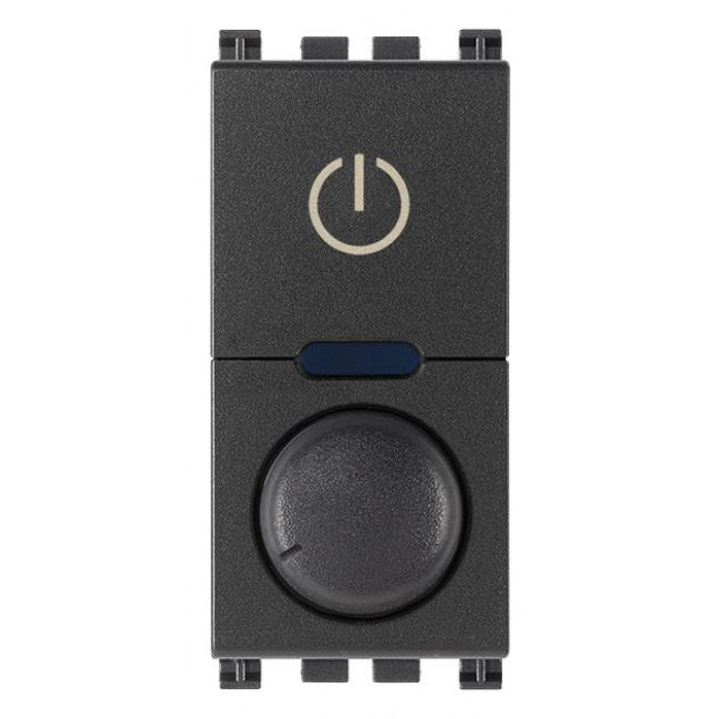 Dimmer Περιστροφικό Universal 1 Στοιχείου Γκρί Arke 19136.1 VIMAR