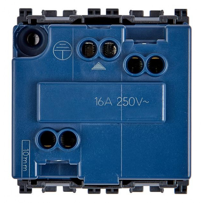 Πρίζα Σούκο Ασφαλείας Με Καπάκι Metal Arke 19208.C.M VIMAR