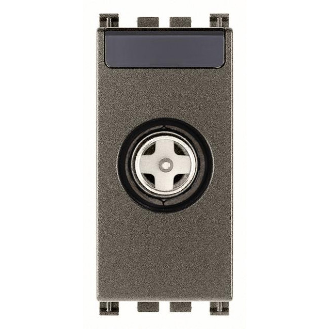 Πρίζα TV/RD/SAT Τερματική 1 Στοιχείου Metal Arke 19300.01.M VIMAR