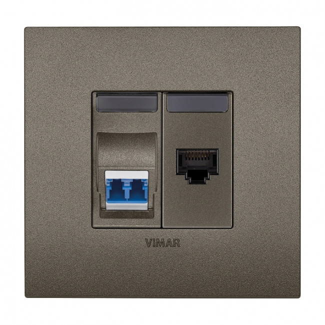 Πριζα Δικτύου RJ45 Cat.5e UTP 1 Στοιχείου Metal Arke 19339.11.M VIMAR