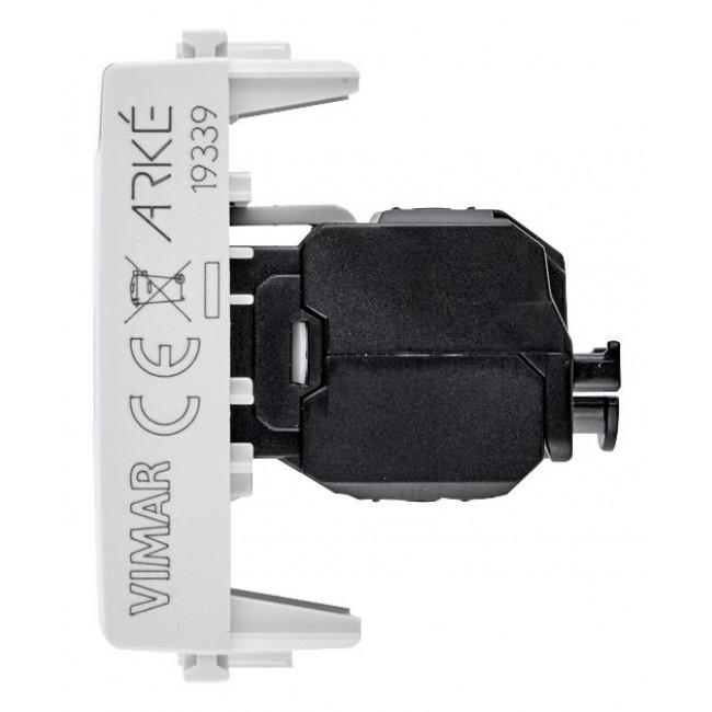 Πριζα Δικτύου RJ45 Cat.6 UTP 1 Στοιχείου Λευκό Arke 19339.13.B VIMAR