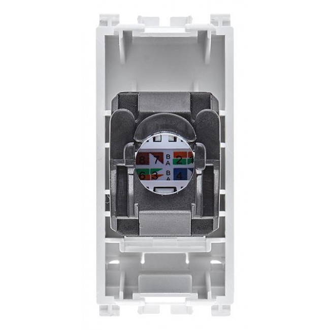 Πριζα Δικτύου RJ45 Cat.6 UTP 1 Στοιχείου Λευκό Arke 19339.13.B VIMAR