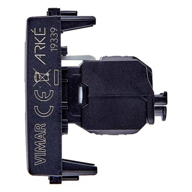Πριζα Δικτύου RJ45 Cat.6A UTP 1 Στοιχείου Metal Arke 19339.15.M VIMAR