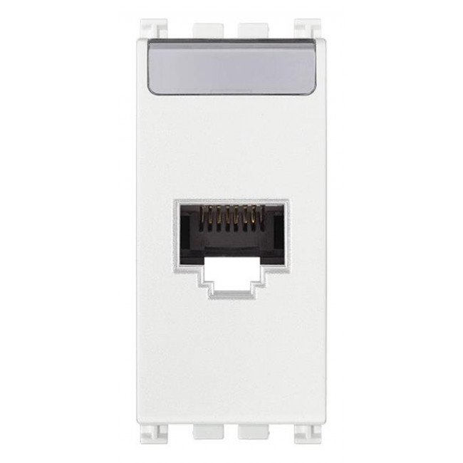 Πριζα Δικτύου RJ45 Cat.6A FTP 1 Στοιχείου Λευκό Arke 19339.16.B VIMAR