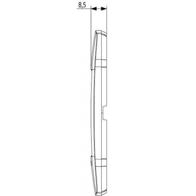 Πλαίσιο 3 Στοιχείων Λευκό Ice 19683.66 Arke VIMAR