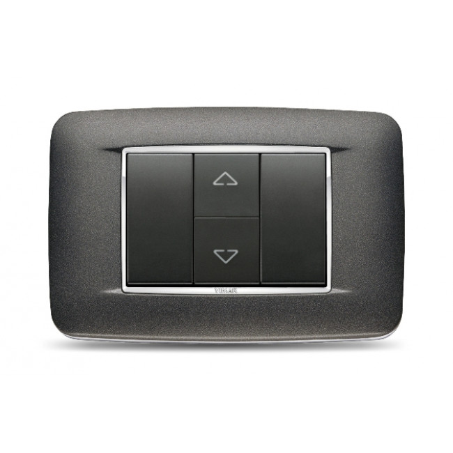 Διακόπτης Ρολλών 1 Στοιχείου Γκρι Eikon 20060 VIMAR