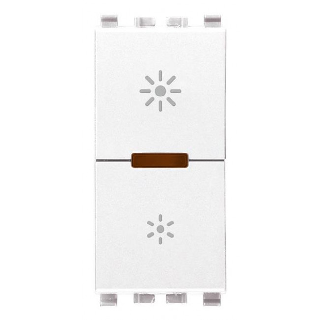 Dimmer Πλήκτρου Universal 1 Στοιχείου Λευκό Eikon 20135.1.B VIMAR