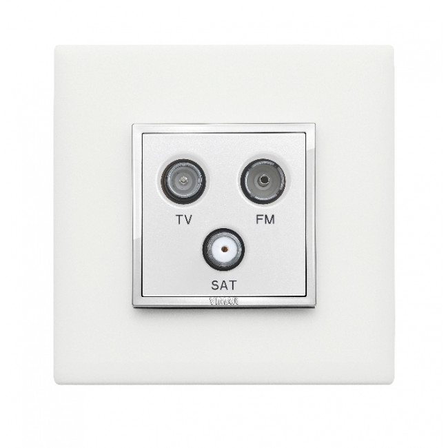 Πλαίσιο 2 Στοιχείων Λευκό Corian® 21642.41 Eikon Evo VIMAR