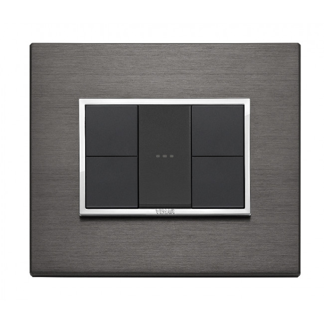 Πλαίσιο 3 Στοιχείων Γκρι Λάβας 21653.03 Eikon Evo VIMAR