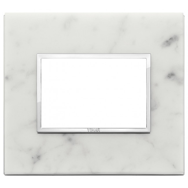 Πλαίσιο 3 Στοιχείων Λευκό Carrara 21653.51 Eikon Evo VIMAR