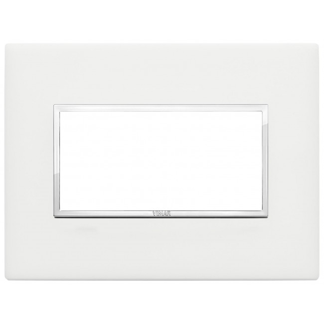 Πλαίσιο 4 Στοιχείων Λευκό Corian® 21654.41 Eikon Evo VIMAR